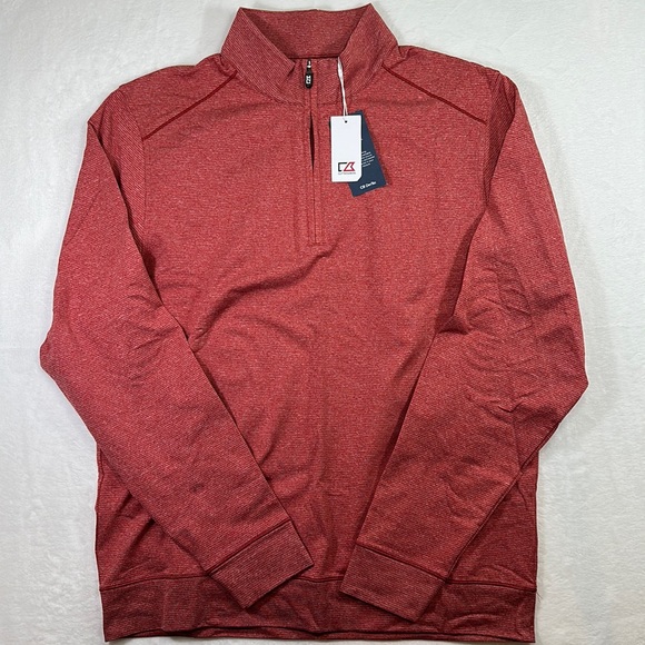 Cutter & Buck Other - Cutter & Buck Drytec Men’s Pullover Sweater Red Size Large